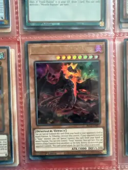 BLC1-EN033 Dogoran, the Mad Flame Kaiju : Gold Ultra Rare 1st Edition YuGiOh Car - Image 1