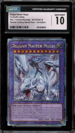 Yu-Gi-Oh! Dragon Master Magia Terminal Revenge 1st Ed QCSR BLTR-EN118 CGC 10 - Image 1