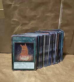 Yugioh Quarter Century Stampede 90 Card Mixed Holo Lot - Image 1