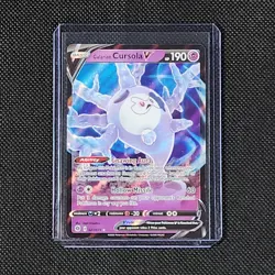 Galarian Cursola V SWSH Champions Path 021/073 Ultra Rare Pokemon Card - Image 1