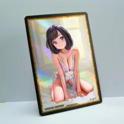 SELENE Waifu Anime Card LIMITED 1/1 Custom TCG Holo Goddess Story ACG T08837 - Image 2