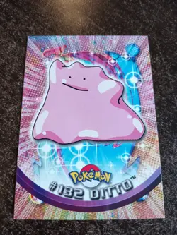 DITTO #132 -Blue Logo - SERIES 3 - TOPPS POKEMON CARD Vintage - Image 1