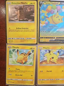 Pokemon Card Lot 16 Pikachu + 1 Raichu (Flying Surfing Detective) - Image 3
