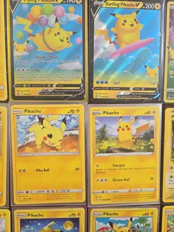 Pokemon Card Lot 16 Pikachu + 1 Raichu (Flying Surfing Detective) - Image 4