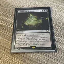 MTG | Their Name Is Death (Surge Foil) | Warhammer 40,000 | Near Mint NM | Rare - Image 1