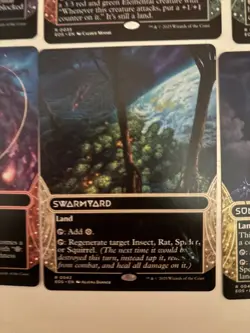 Mtg Edge of eternities Stella site land x21 - grove, swarm yard, blinkmoth - Image 1