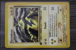 Pokemon TCG Electabuzz 33/111 Neo Genesis Regular 1st Edition - Image 2