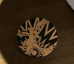 1999 Pokemon TCG WOTC Bronze Holo Aerodactyl Token Coin - Image 1