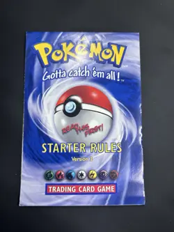 ☘🔥💧⚡ Vintage Pokemon Theme Deck Rule Inserts⚡💧🔥☘ Wizards of the Coast - Image 5