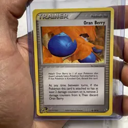 Pokemon Oran Berry NM/MT 85/109 Ruby and Sapphire Pokemon TCG Vintage Non Holo - Image 1