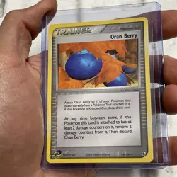 Pokemon Oran Berry NM/MT 85/109 Ruby and Sapphire Pokemon TCG Vintage Non Holo - Image 2