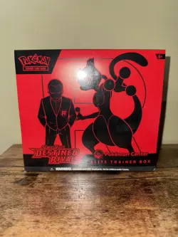 Pokemon Destined Rivals Pokemon Center Exclusive ETB Elite Trainer Box - SEALED - Image 1
