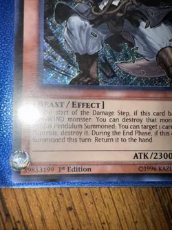 YOSENJU MISAK-YUGIOH-1ST EDITION SECRET RARE-THSF-EN002 - Image 2