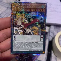 Majester Unicorn - Kirin (Quarter Century Secret Rare) YuGiOh Card - Image 1