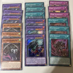 Yugioh Evil Hero Deck Core Set 18 card SUDA Evil Assault Dark Contact Supremacy - Image 1