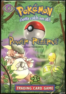 1x Sealed POWER RESERVE Theme Deck Jungle (60 Pokemon Cards) CS5 - Image 1