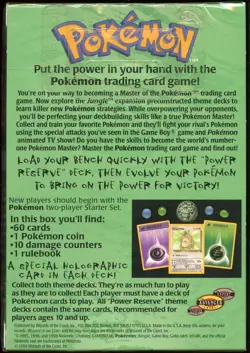 1x Sealed POWER RESERVE Theme Deck Jungle (60 Pokemon Cards) CS5 - Image 2