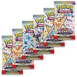 Pokemon Prismatic Evolutions Booster Pack - 10 Cards/Pack - Random Art - SEALED - Image 1