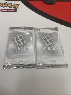 X2 Gundam Card Game TCG Ver. ẞ Beta Sealed Booster Packs Japanese New Bandai - Image 1