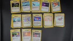 Vintage Set of 101 Trainer Pokemon Cards from the 90's - Image 1