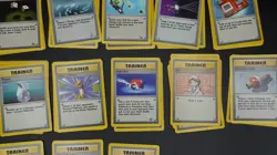 Vintage Set of 101 Trainer Pokemon Cards from the 90's - Image 3
