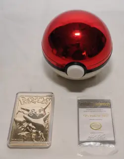 Pokemon Pikachu Gold Plated Card 23K Burger King 1999 Limited Edition Pokemon - Image 2