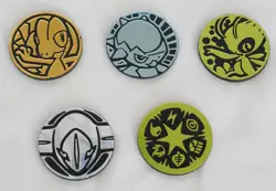 Pokemon Trading Card Game Coins - a lot of 5 coins - Image 1