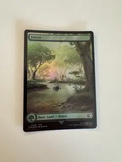 Forest (0308) Final Fantasy Foil MTG NM Magic Land Card - Image 1