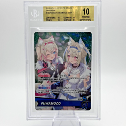 Hololive CARD GAME hBP03-004 FUWAMOCO OSR Elite Spark / BGS 10 Pristine - Image 1