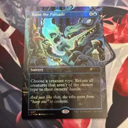 MTG Raise The Yarai Double Rainbow Foil Card NM Japan - Image 1