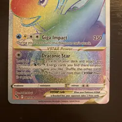 Dragonite VSTAR (Secret Rare) 081/078 Pokemon GO Holo NM Pokemon Card - Image 3