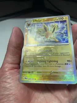 Jolteon {Master Ball Pattern} Prismatic Evolutions #029/131 Pokemon Card TCG - Image 3