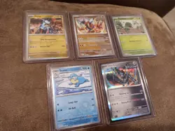 Pokemon Surging Sparks 5 Card Lot - All Holo, or Reverse - Image 1
