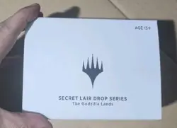 MTG Secret Lair Godzilla Lands FOIL Sealed Magic the Gathering - Image 1