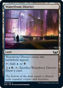 Waterfront District -Foil Near Mint MTG Streets of New Capenna - Image 1