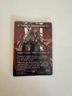 MTG Sephiroth, Fabled SOLDIER (0382) Borderless Full Art Final Fantasy - Image 1