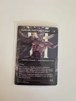 MTG Sephiroth, Fabled SOLDIER (0382) Borderless Full Art Final Fantasy - Image 2
