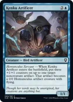 Kenku Artificer - Medium Play MTG Commander Legends: Battle for Baldur's Gate - Image 1
