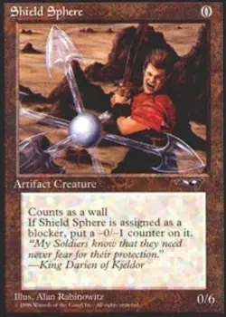 1 x Shield Sphere - Alliances - Heavy Play - MTG - Image 1