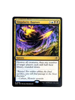 Singularity Rupture R 0228 REGULAR MTG Edge Of Eternities EOE EN NM/M - Image 1