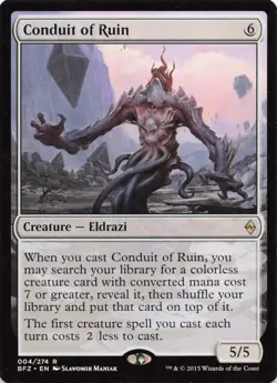 MTG - Conduit of Ruin - Battle for Zendikar - Image 1