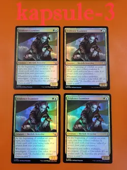 4x Evidence Examiner | FOIL | Murders at Karlov Manor | MTG Magic Cards - Image 1