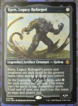 Karn, Legacy Reforged (Etched Foil) - MTG - MOM: The Aftermath - Near Mint - Image 1