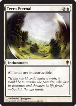 Terra Eternal - Medium Play MTG Worldwake - Image 1