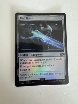 x1 Lion Heart FOIL FIN Final Fantasy MTG 261 M/NM 1x - Image 1