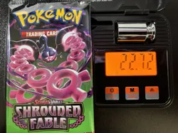 Pokemon Shrouded Fable Booster Pack Sealed 22.72g 3.71mm - Image 1