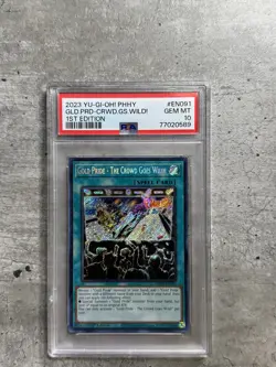 Yugioh Card 1st Ed Gold Pride The Crowd Goes Wild! PSA 10, PHHY-EN091 2023 (1) - Image 1