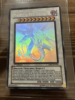 Majestic Red Dragon Ghost Rare 1st Edition ABPF-EN040 Yugioh - Image 1