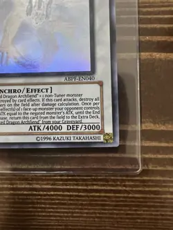 Majestic Red Dragon Ghost Rare 1st Edition ABPF-EN040 Yugioh - Image 3