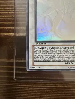 Majestic Red Dragon Ghost Rare 1st Edition ABPF-EN040 Yugioh - Image 4